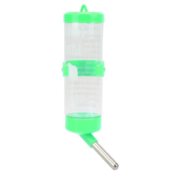 Hamster Vattenflaska Automatisk Droppfri Hamster Dricksfontän för Små Djur Grön 125ML