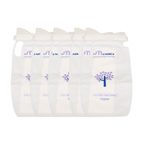12 stk. 700ML Engangs urinposer Bærbare Effektiv Forsegling Foldbar Unisex Urinpose