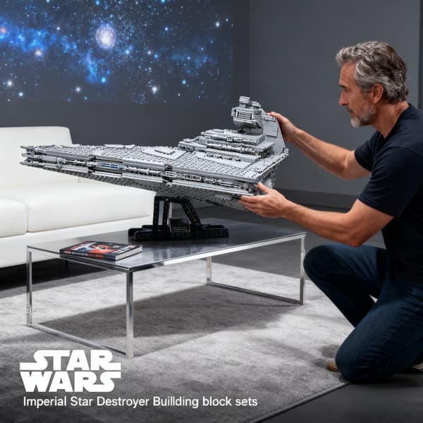 【03】2326 Pieces Imperial Star Destroyer Building Block Set - Very Difficult, Perfect for Home Decor ABS ABS TGL-T2047