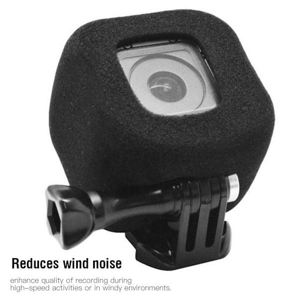 Vindskærm Vindstøjreduktion Svamp Skum Etui Cover Til Gopro Hero 5 Session Hero 4 Session