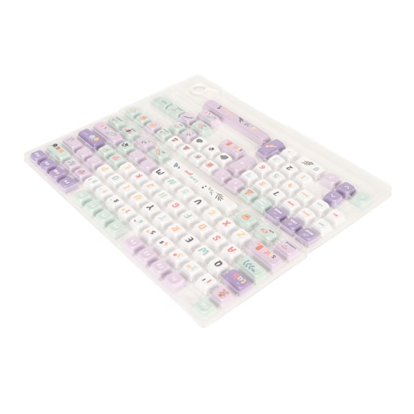 124 Tangentbordstangenter Mekaniska XDA Höjd PBT Värmesublimering Tangentbordstangenter för 61 87 96 98 104 108 Tangentbord