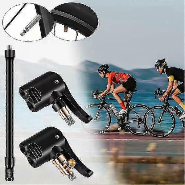 Uppblåsbar pumpventilkopplingsadapter Cykeldäckluftchuck Mässingsinflatorventilkopplingsadapter för bärbara uppblåsbara pumpar, zxl