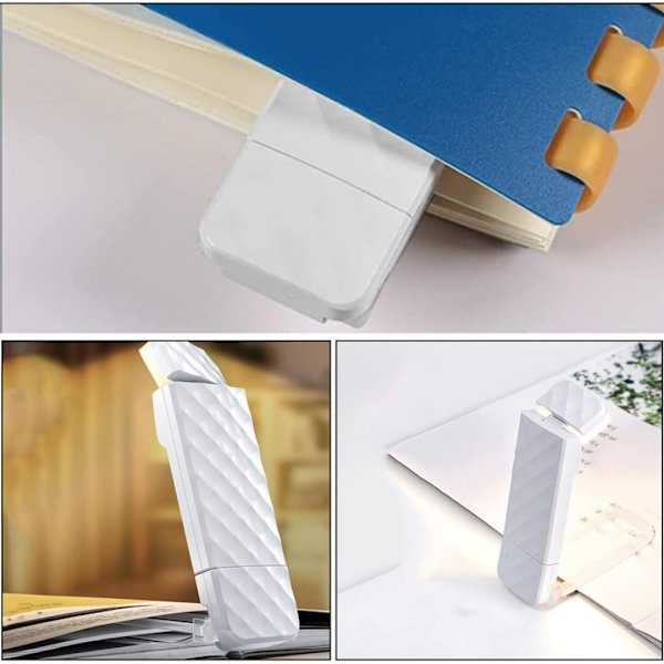 LED-læselampe foldbar, Clip-on læselamper, Natlæselampe til bog