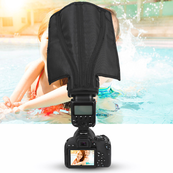 Universal Foldbar Flash Softbox Diffuser Speedlite Fotograferingsreflektor
