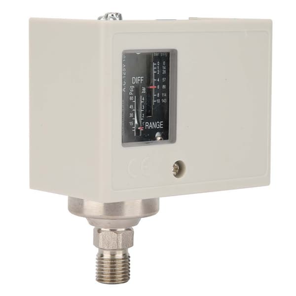 Elektronisk G1/4” Trykkontrolkontakt Luft Vandpumpe Kompressor Trykkontrol