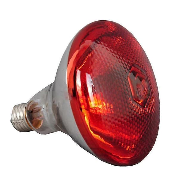 2 kpl punainen lamppu lämpölamppu 150W E27 karkaistu lasi pentu kana 2pcs 150W