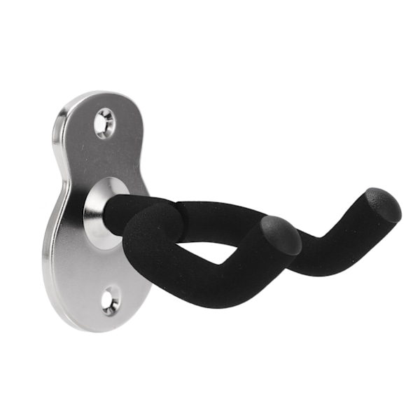 Gitarr Väggfäste Hängare Krok Hållare Stativ Metall Universal för Ukulele Violin Studio Rum Frostat Silver
