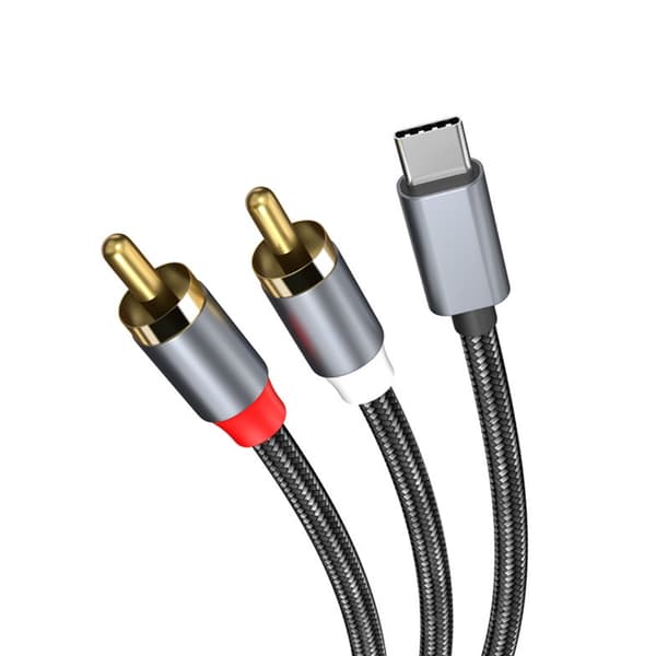 USB C till RCA-kabel, Typ C till RCA-ljudkabel, USBC-adapter