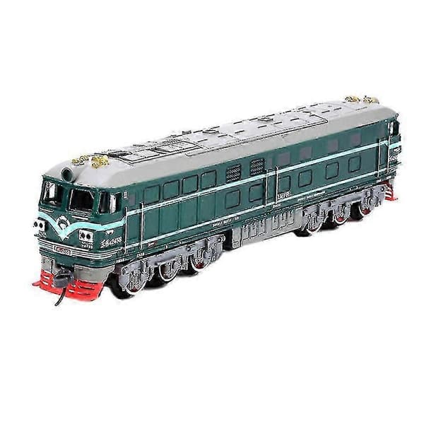 Børn Simulation 1:87 Legering Forbrændingslokomotiv Model Legetøj Akusto-optisk Tog Legetøj Til Børn