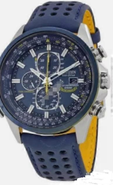 【03】NY Lyx CITIZEN Blue Angels Eco-Drive Klocka - Herrklocka Världskronograf