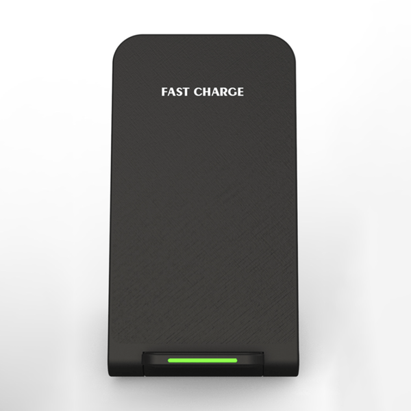 【03】Trådløs Oplader - SAMSUNG S21 / S22 / S23 /S24 FAST CHARGE - Qi sort black
