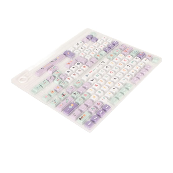 124 Tangentbordstangenter Mekaniska XDA Höjd PBT Värmesublimering Tangentbordstangenter för 61 87 96 98 104 108 Tangentbord