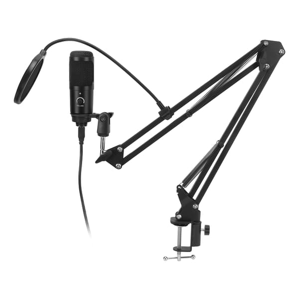 USB Kondensatormikrofon Kit PC Mikrofonset för Sändning Sånginspelning 20Hz‑20KHz