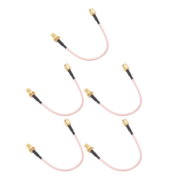5 kpl RF koaksiaalikaapeli SMA uros - naaras koaksiaalinen adapterilinjan lisävarustesarja RG316
