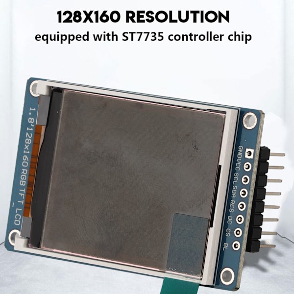 1.8 tommer TFT 128 x 160 Farve LCD Skærm Display Controller Modul