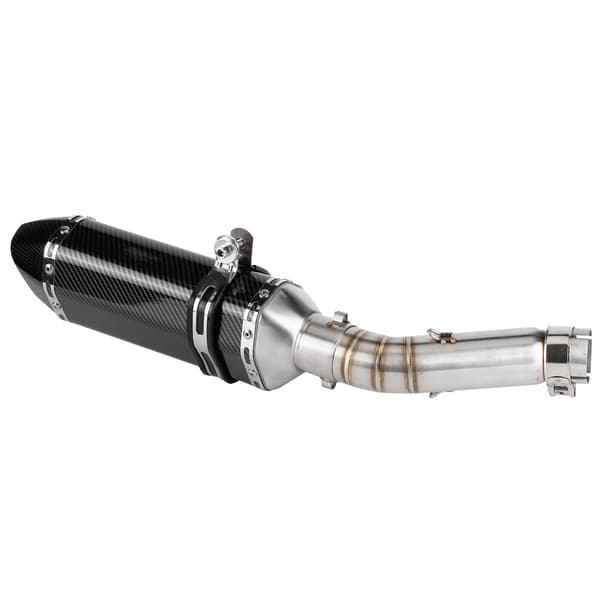 【03】Exhaust System Slip-On Muffler with DB Killer + Mid Pipe Fits CBR500R CB500F CB500X 2013-2015