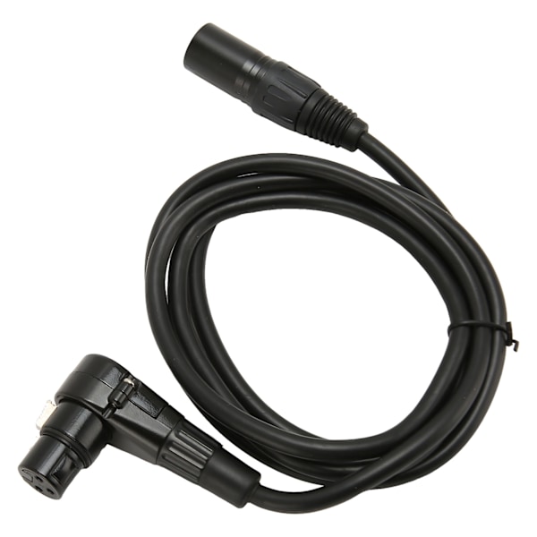 XLR Han til 90 Graders Hun Mikrofonkabel 3-Pin Sølvbelagt OFC Leder XLR Mikrofon Balanceret Kabel 1,5 m