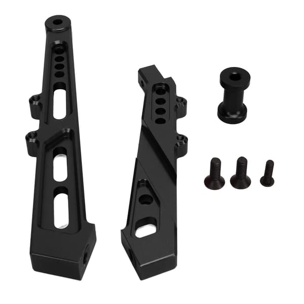 Forreste og Bageste Chassis-Stivning Professionel Aluminium Legering RC Forreste og Bageste Støtte Ramme til ARRMA 1/7 1/8 RC Bil Sort