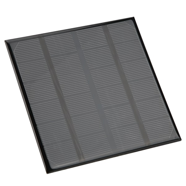 2W 6V Mini Monokrystallinsk Silicium Solpanel Modulceller Udendørs Camping Batterioplader