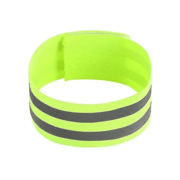 Reflexband - Kardborreband Med Reflex - Universell Gul