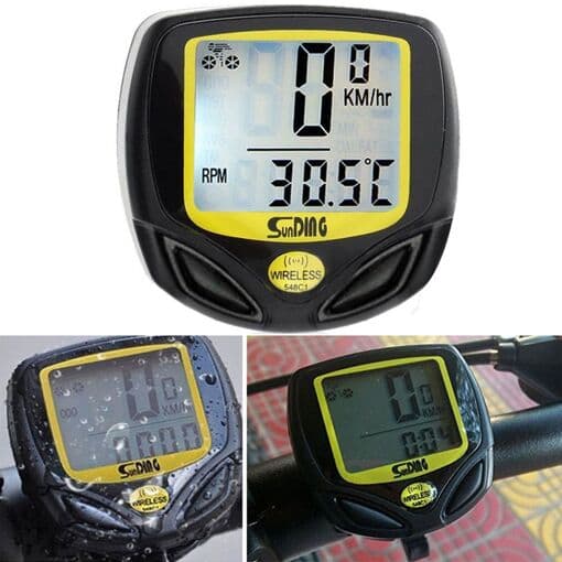 【03】Vandtæt speedometer cykel trådløs cykelcomputer kilometertæller computer Bt1225