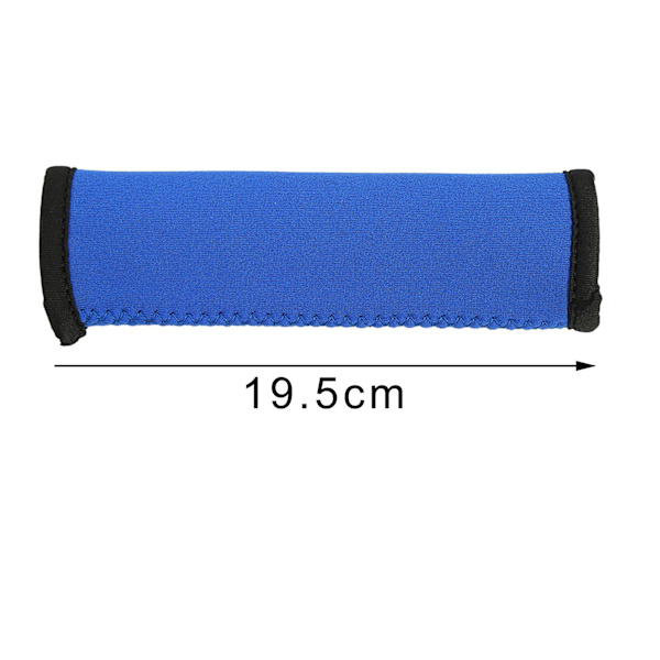 2 st 19,5 cm Mjuka Paddelgrepp för Kanot av Dyktyg (blå)