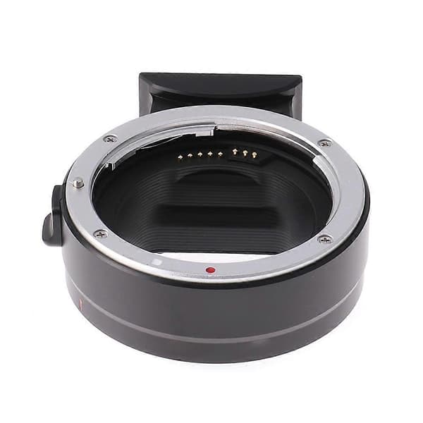 EF-EOSR automatisk adapterring EF autofokusobjektivadapter för Canon EF och EF-S objektiv DSLR objektiv EF-port Musta