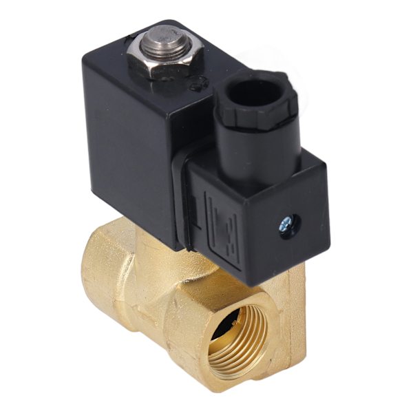 G1/2 tuuman sähköinen solenoidiventtiili, normaalisti suljettu, 2-asentoinen, 2-tiekalvo, korkeapaineventtiili AC220V