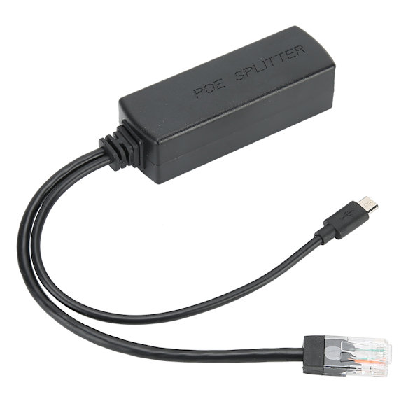 POE Splitter Strømforsyningsmodul USB Standard Isolationsseparator Kabel 48V til 5V