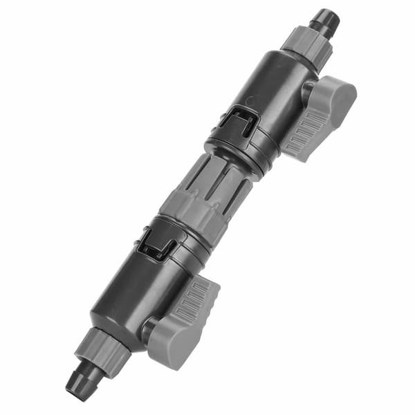 Akvarium Vattenkontrollventil Akvarium Slangrör Snabbkoppling Dubbelkran K-12/16mm