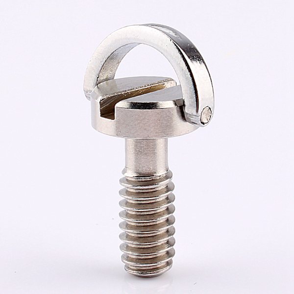 1/4\" D-ring skrue i rustfrit stål til kamerastativ, quick release plade, monopod