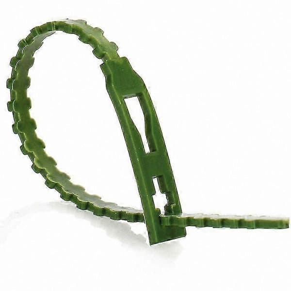 13 cm grønne planteklemmer til at stabilisere og støtte planter (200-pak)