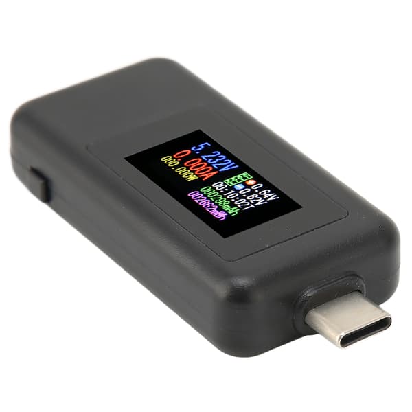 USB-testare Realtidsdetektering IPS HD-skärm Hög Noggrannhet Avstängningslagring USB-spänningsmätare