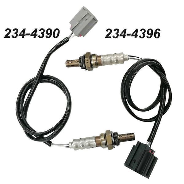 【03】2 stk. O2 iltsensor til Mazda 5 2.3L 2006-2007 Mazda 3 2.0L 2.3L 2004 2005 Opstrøms Nedstrøms 4 ledninger Lambda Bildeler