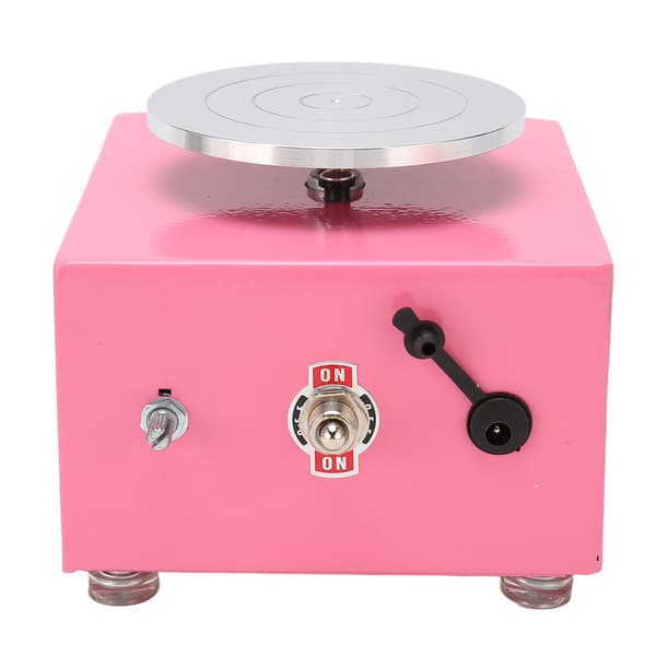【03】Mini Pottery Wheel Ceramic Wheel Adjustable Speed Mini Electric Pottery Wheel Machine for DIY Clay Art Crafts 100‑240V EU Plug 0.2