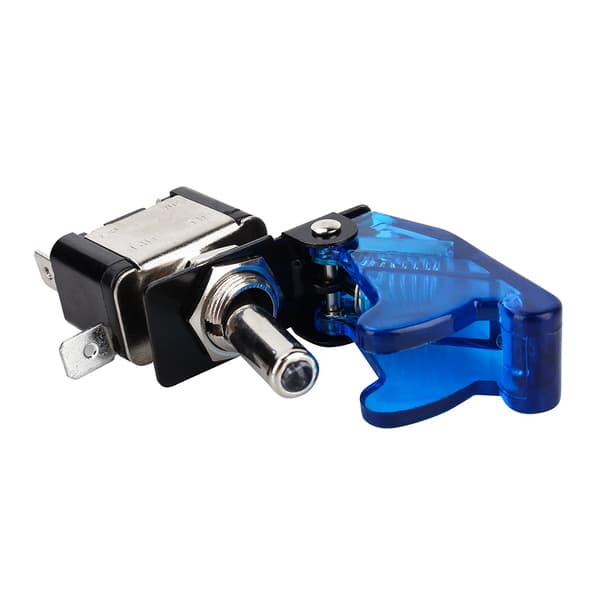 16 mm 1NO 1NC forbindelse 12V metal LED vippekontakt låsende trykknap
