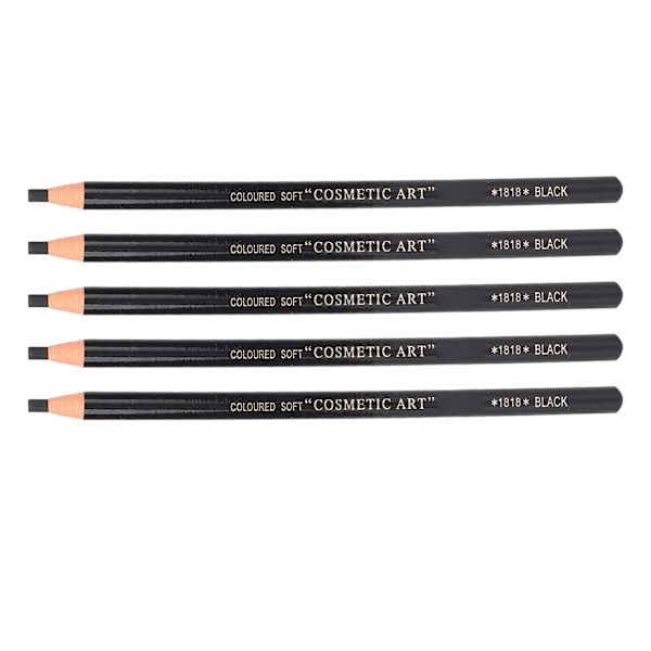 4 i 1 Anknäbb Ögonbrynspenna Väppare Ögonbrynspenna Set Ögonbrynsmakeup Kosmetiska Formningsverktyg Svart Ögonbrynspenna