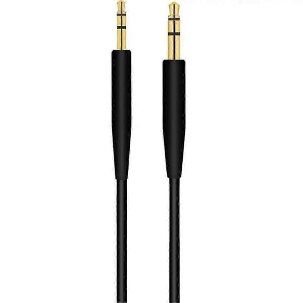 Erstatningskabel til Bose QuietComfort QC35 QC25 QC35 II QC45 hovedtelefoner Musta