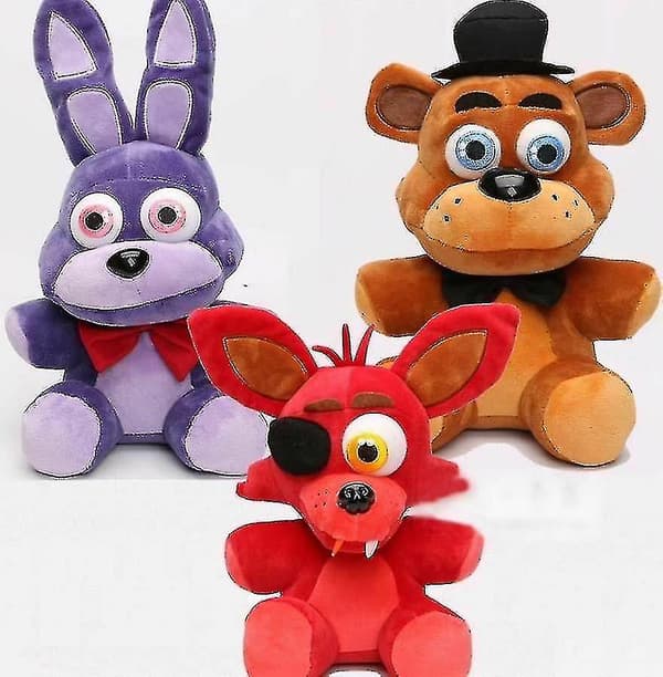 【03】Five Nights At Freddy's FNAF Kauhupeli Pehmolelut Pehmonukke Lapset 3pcs set
