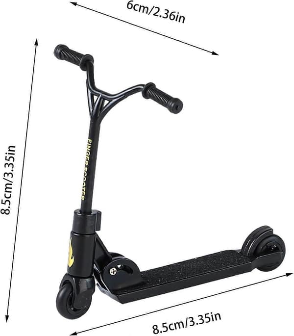 【03】Finger Roller Skating Finger Scooter Sæt, foldbare interaktive fingerboards kompatible med stunttricks, sjov fingersportstræning