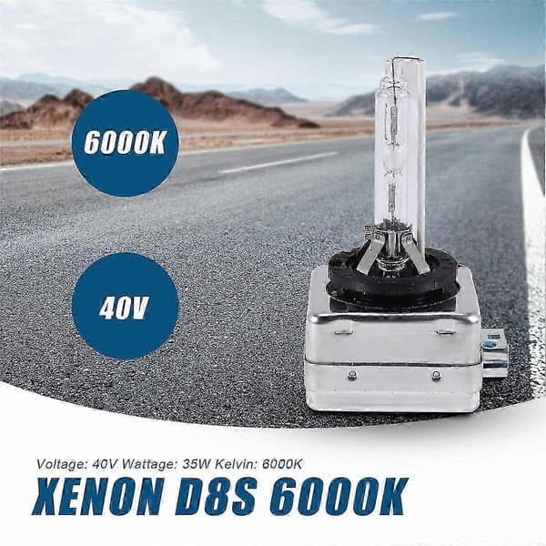 6000K Xenon HID-forlygtepære til Forte Focus 66548 66549 D8S erstatningspar Silver