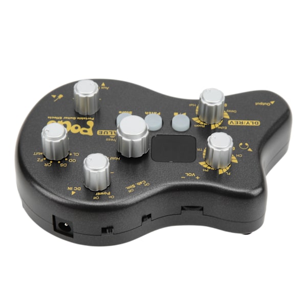 Guitar Multi Effects Processor Effekt Pedal POGO Delay Reverb Distortion Instrument Tilbehør EU Stik 100-240V