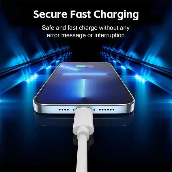 【03】35W PD Hurtigopladningskabel til iPhone og iPad Air, 2-meters USB-C Strømkabel 2m Cabl 2m Cable EU Charger set B