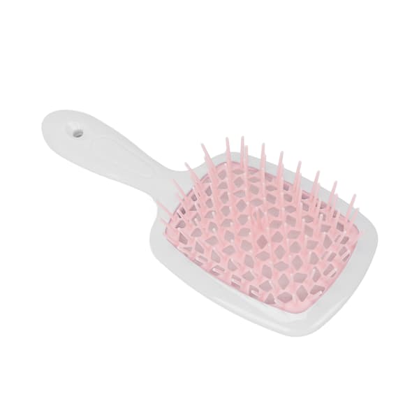 Udredningsmassage Hårbørste Massage Hoved Honeycomb Børste Våd Hårbørste til Styling Føntørring Kæmning Pink