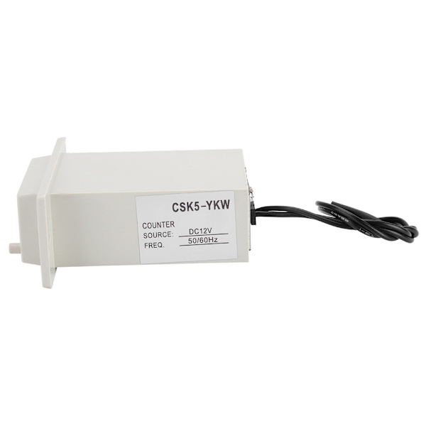 CSK5-YKW 5 Siffror 0-99999 Industriell Totalisator Mekanisk Elektromagnetisk Pulsräknare DC 12V