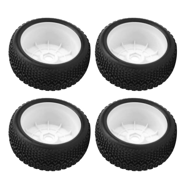 4st RC-bildäck Gummi Antisladd Däck Tillbehör Uppgraderingsdelar för 1/8 RC-bilmodell