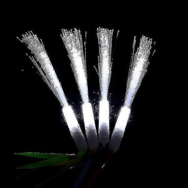 24-pack fiberoptiska LED-glödpinnar för kvällsevenemang och festaktiviteter