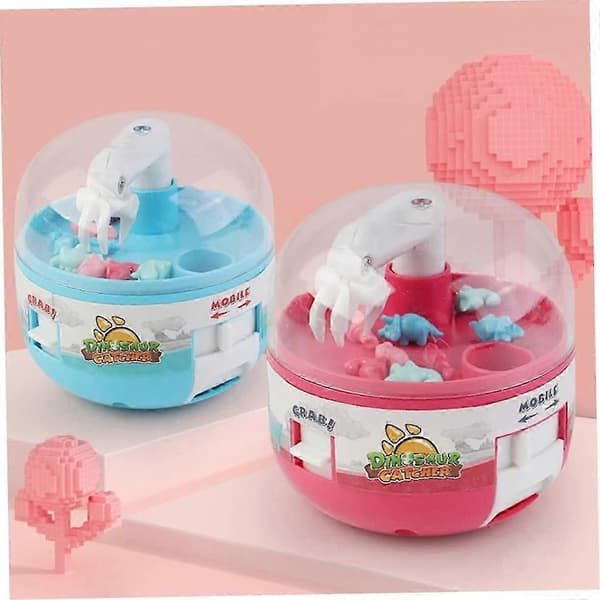 3 kpl dinosauruspyydystysjuhlaleluja lapsille, mini dinosaurus-kynsikone, mini kynsikone kynsipeliin