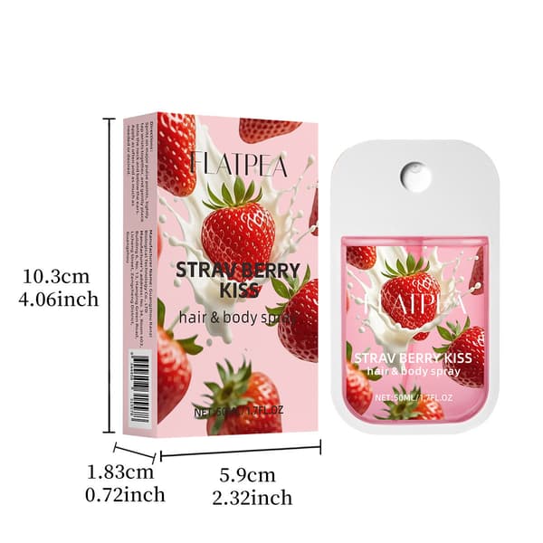 Dameparfume, Strawberry Kiss hår- og kropsduftspray, duft