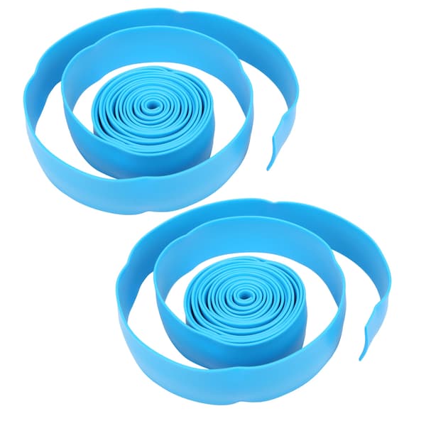 2-pack 2,5 m Yoga Elastiska Band Träning Sport Sträckband Motstånd Band Expander Blå